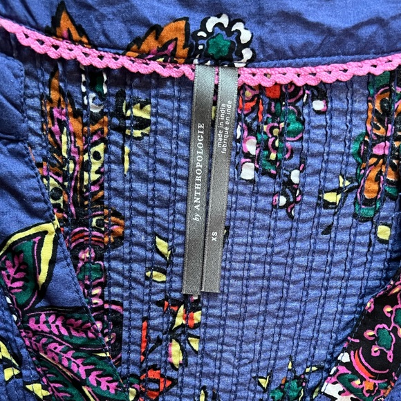 Anthropologie Diana Pintucked Dress Women’s XS Oversized Could also fit Small! - Picture 7 of 10